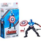 Figura Capit&aacute;n Am&eacute;rica Bucky Barnes Avengers Marvel Legends Articulada 15 cms