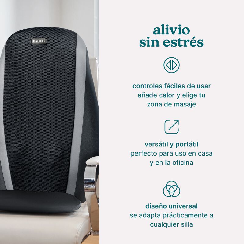 Asiento Masajeador Homedics Shiatsu Con Calor P... image number null