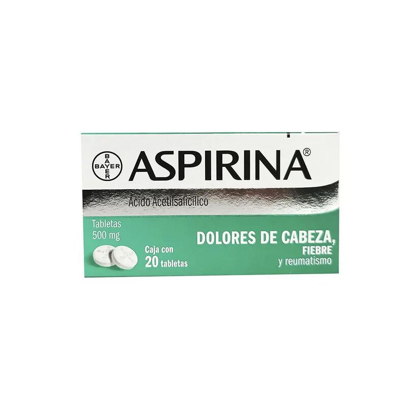 Aspirina 500 Mg 20 Tableta(s) image number null