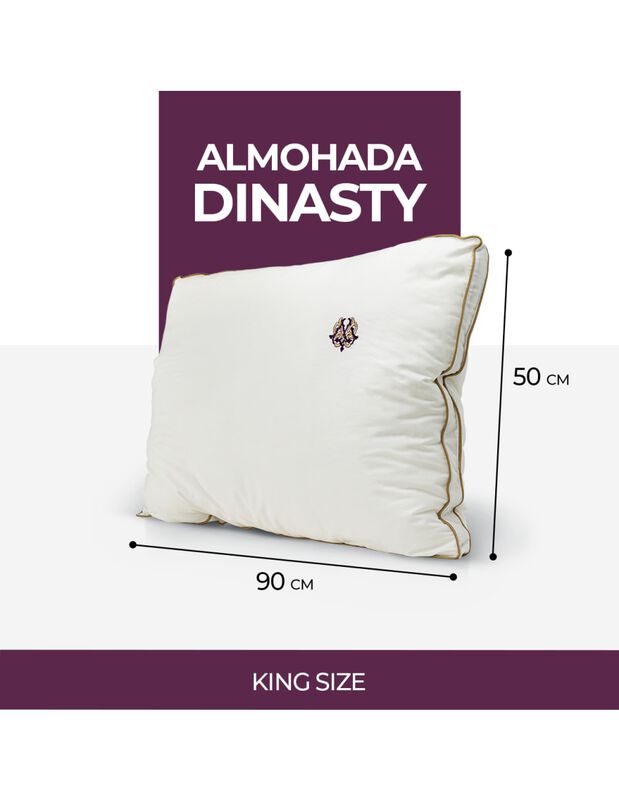 Almohada Dinasty Magnus King Size de Fibra de M... image number null