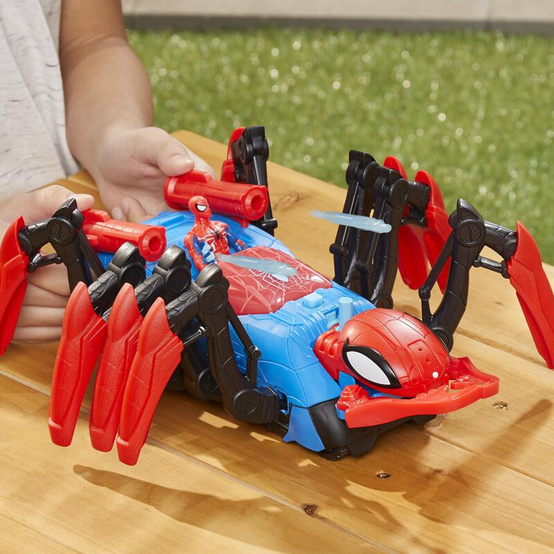 Playset Marvel Spider-man Car Con Funci&oacute;n Blast... image number null