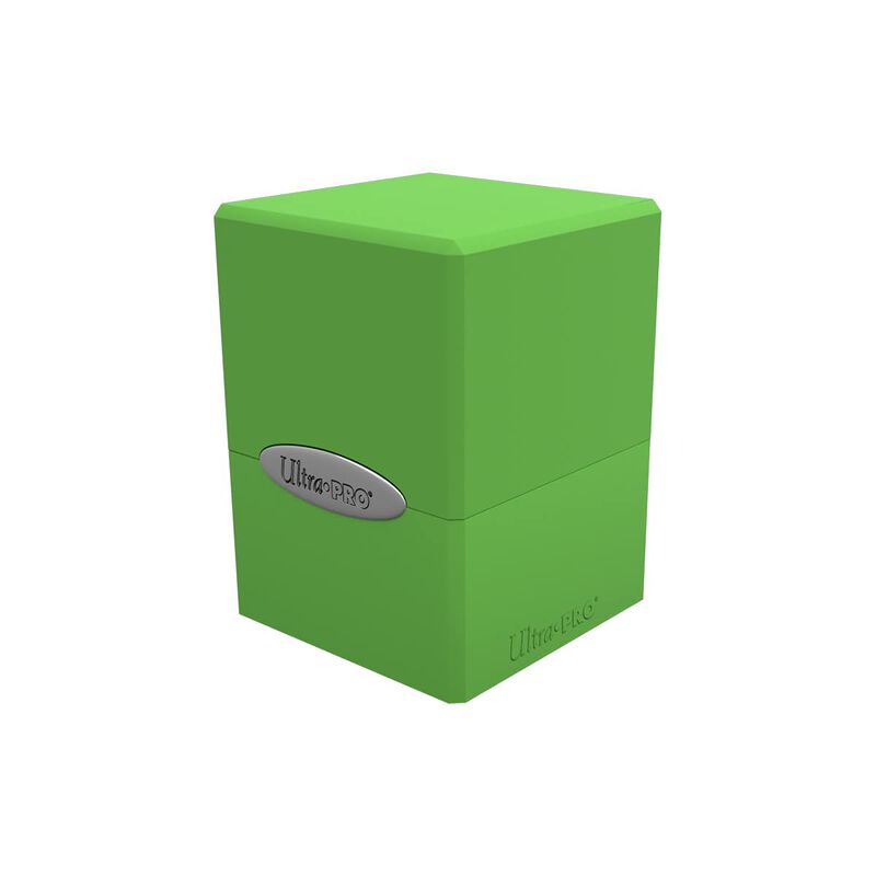 Caja Para Mazos Ultra Pro Satin Cube Verde Lima image number null