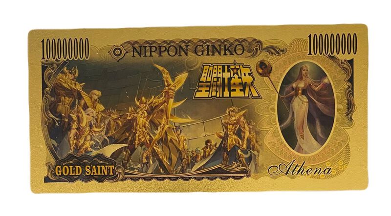 Billete Saint Seiya Gold Cancer Mascara Mortal image number null