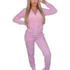 Conjunto 2 Piezas, Pants Y Sudadera Conj-059 Lila Pants Aterciopelado Para Mujer