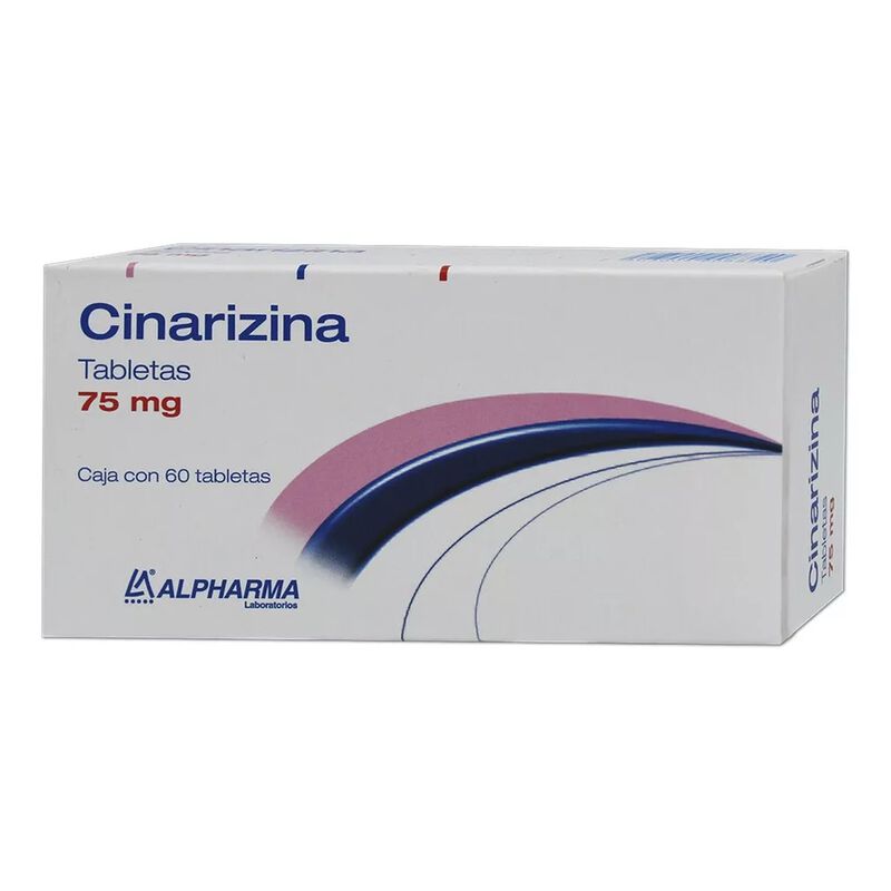 Cinarizina 60 Tabletas 75mg image number null
