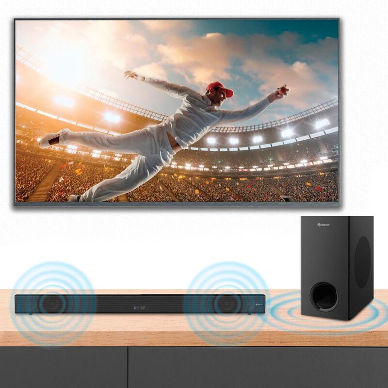 Barra de sonido y subwoofer 1200 W PMPO Bluetoo... image number null