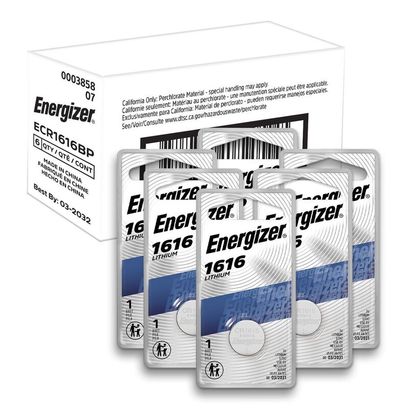 Energizer Bot&oacute;n Cr1616 Caja Con 6 Bl&iacute;sters image number null