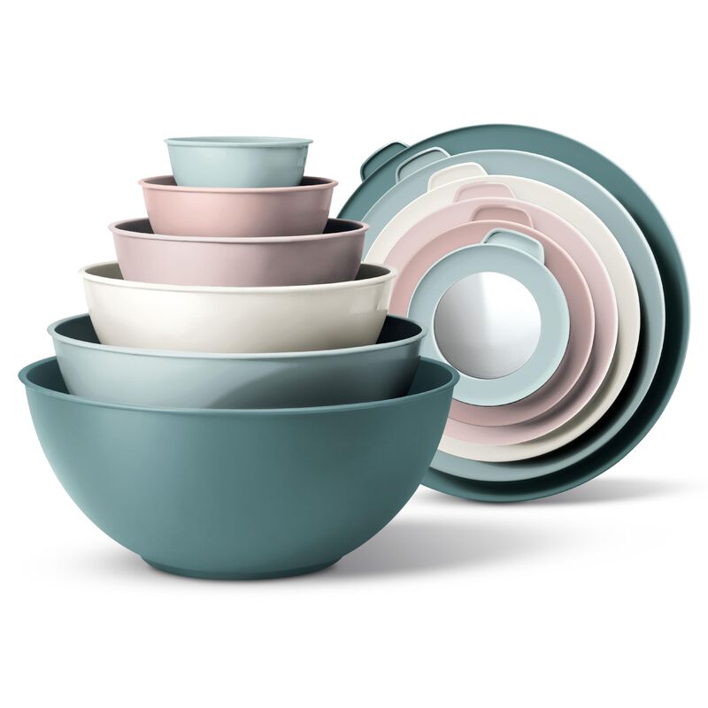 Juego De 12 Tazones Cook With Color Verde Azula... image number null