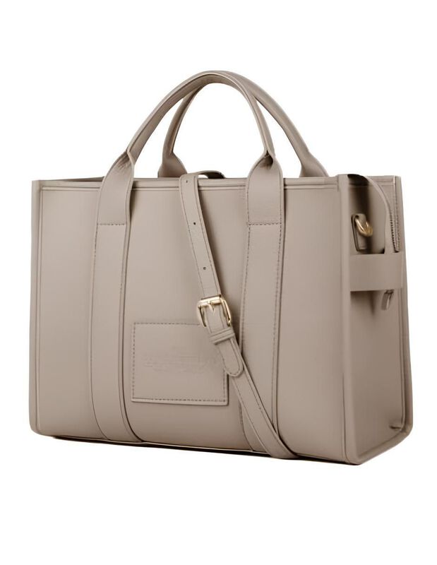 Bolsa Tote Pink Brule De Piel Para Mujer image number null