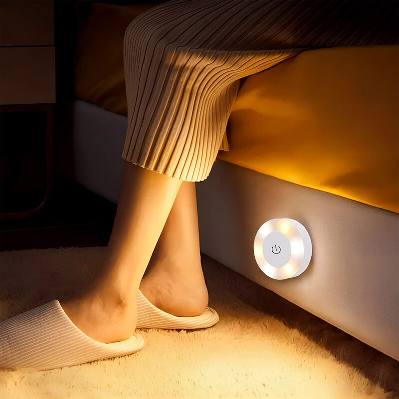 Luz nocturna LED t&aacute;ctil recargable por USB Lo N... image number null