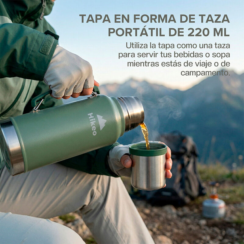 Termo para Caf&eacute; de Acero Inoxidable de Doble Pa... image number null
