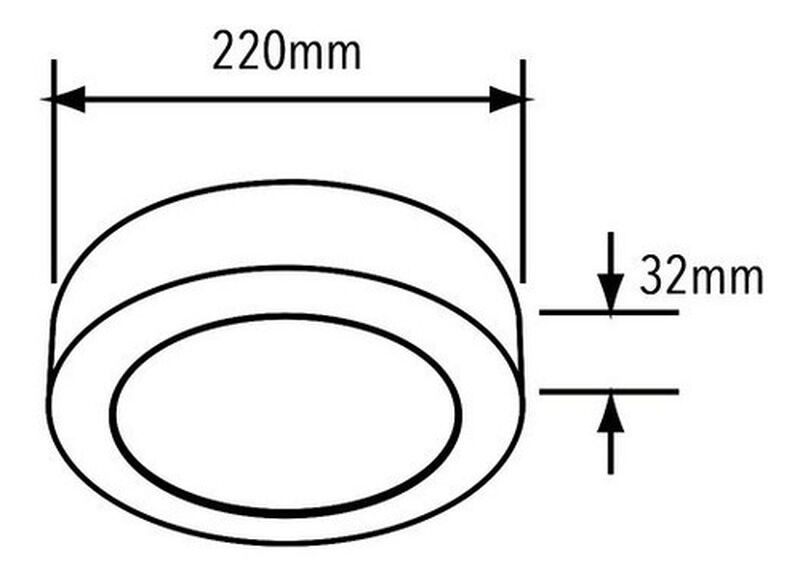 L&aacute;mpara 18w Sobreponer Blanca Ankaa Ill Luz Fr&iacute;... image number null