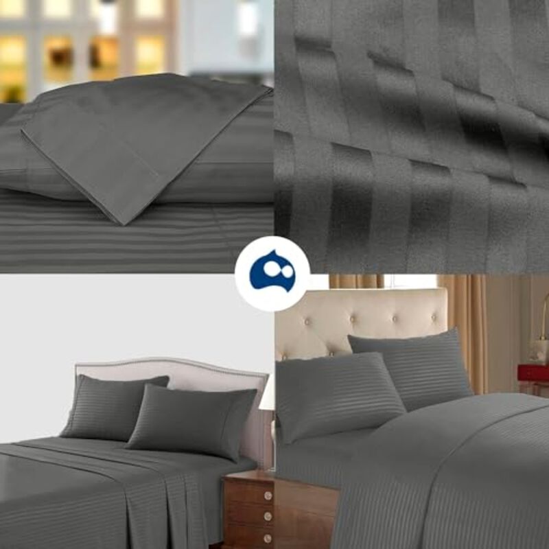 Juego de 4 Piezas de Sabanas Matrimonial Hipoal... image number null