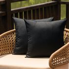 Fundas De Almohada Nini All 70x70 cm Impermeables Negras - Pack De 2