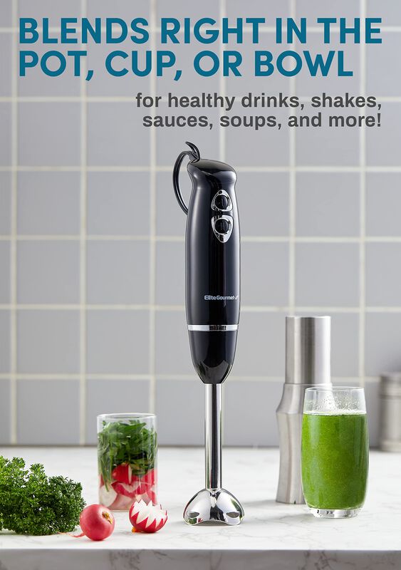Batidora De Mano Elite Gourmet Ehb1015 500w, 2 ... image number null