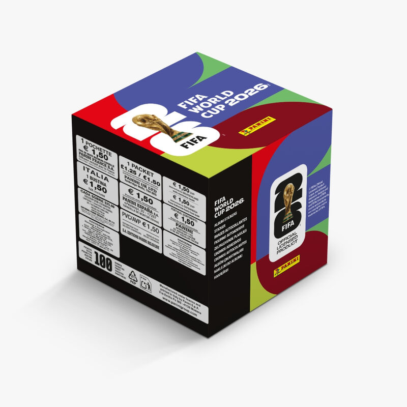 &Aacute;lbum Fifa World Cup 2026 Panini Caja Con 100 S... image number null
