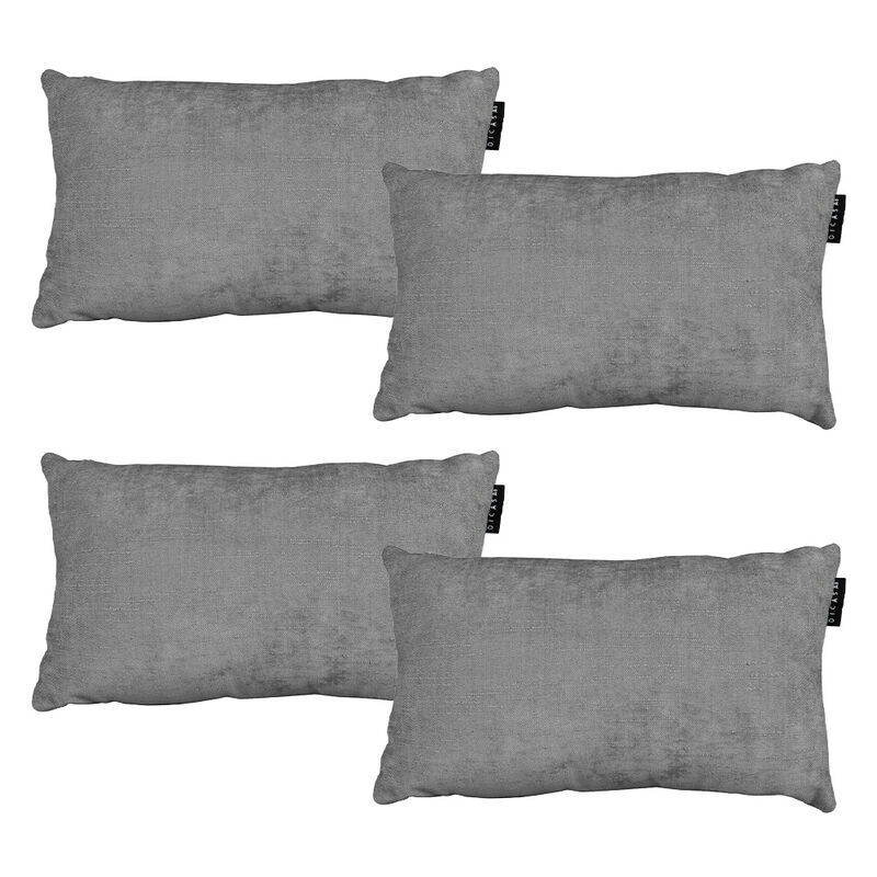 Cojin Decorativo Rogga Delta Set De 4 Gris Oscu... image number null