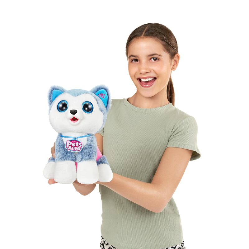 Peluche Pets Alive Pooping Puppies Husky De Zur... image number null