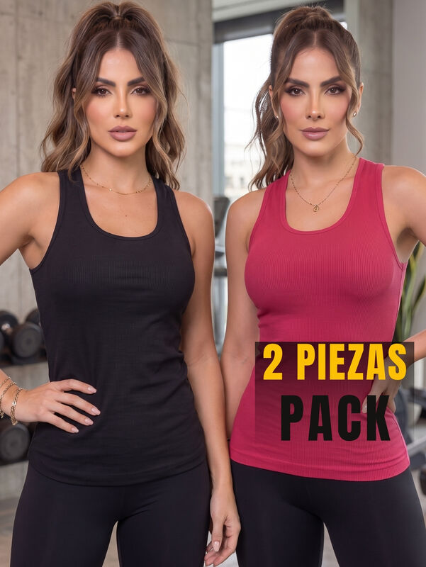 Set De 2 Blusas Camiseta Para Dama Bl-1007 Surt... image number null