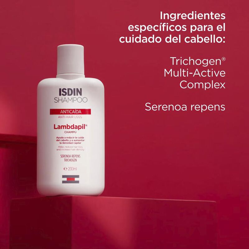 Isdin Shampoo Anticaida Lambdapil 200 Ml image number null