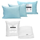 Protector de Colch&oacute;n Impermeable Matrimonial Trinity + 2 Almohadas Trinity