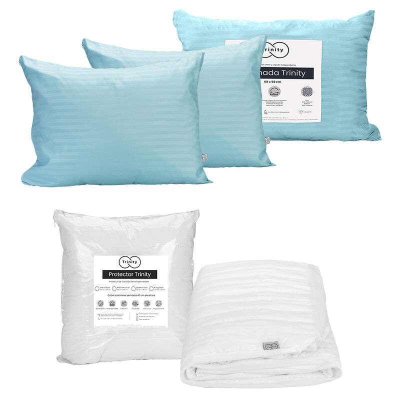 Protector de Colch&oacute;n Impermeable Matrimonial Tr... image number null
