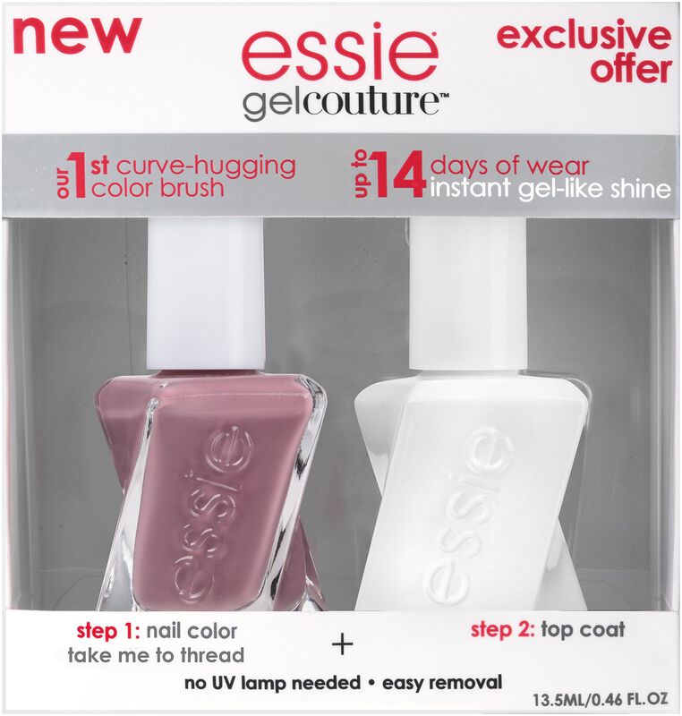 Kit De Esmaltes De U&ntilde;as Essie Gel Couture Longw... image number null