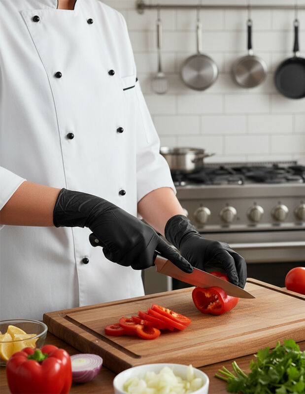 Guantes de Nitrilo Desechables Talla S, Libres ... image number null