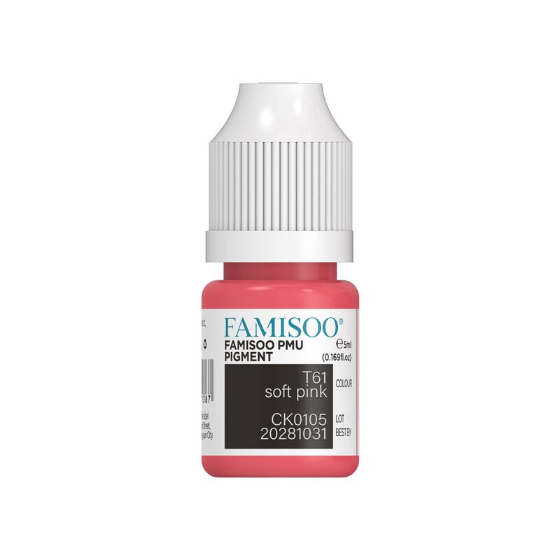 Tinta Pmu Famisoo 5 ml T61 Rosa Suave image number null