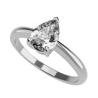 Anillo de Compromiso de 14K con Diamante de Laboratorio 0.70 CT F VS1 Talla 5.5 ORO BLANCO 14K &ndash; / FJ586-70-14W-LG-55