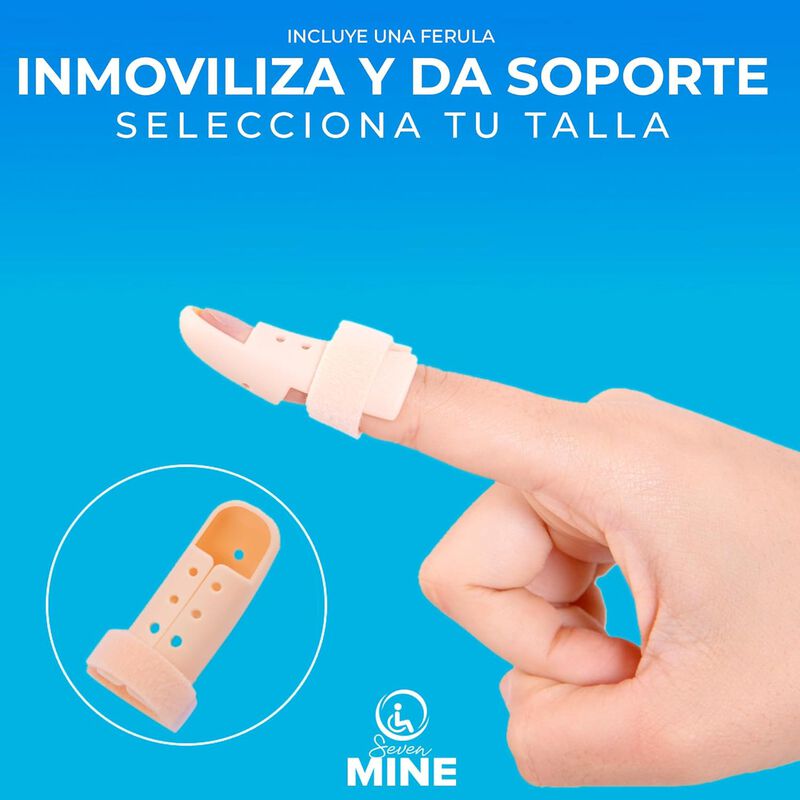 F&eacute;rula Dedo Stack (1 Pza): Sujeci&oacute;n Firme Con V... image number null