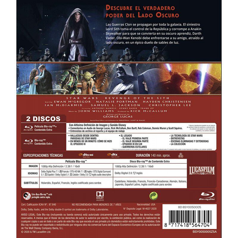 Star Wars. Episodio Iii: La Venganza de los Sit... image number null
