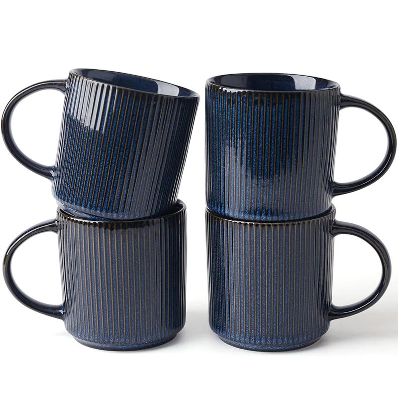 Juego De 4 Tazas De Cer&aacute;mica Famiware De 355 ml image number null
