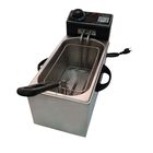 SHORBULL - Freidora  De Aceite, Capacidad De 4L , Acero Inoxidable, Control De Temperatura