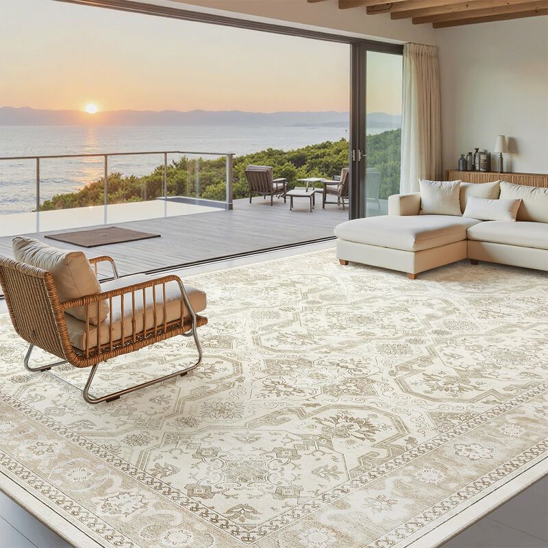 Alfombra Soalmost 244x305 Cm Lavable Antidesliz... image number null