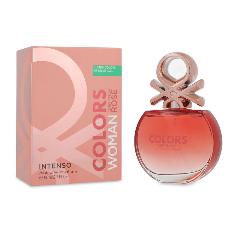 Benetton Colors Rose Intenso 80ml Edp Spray image number null