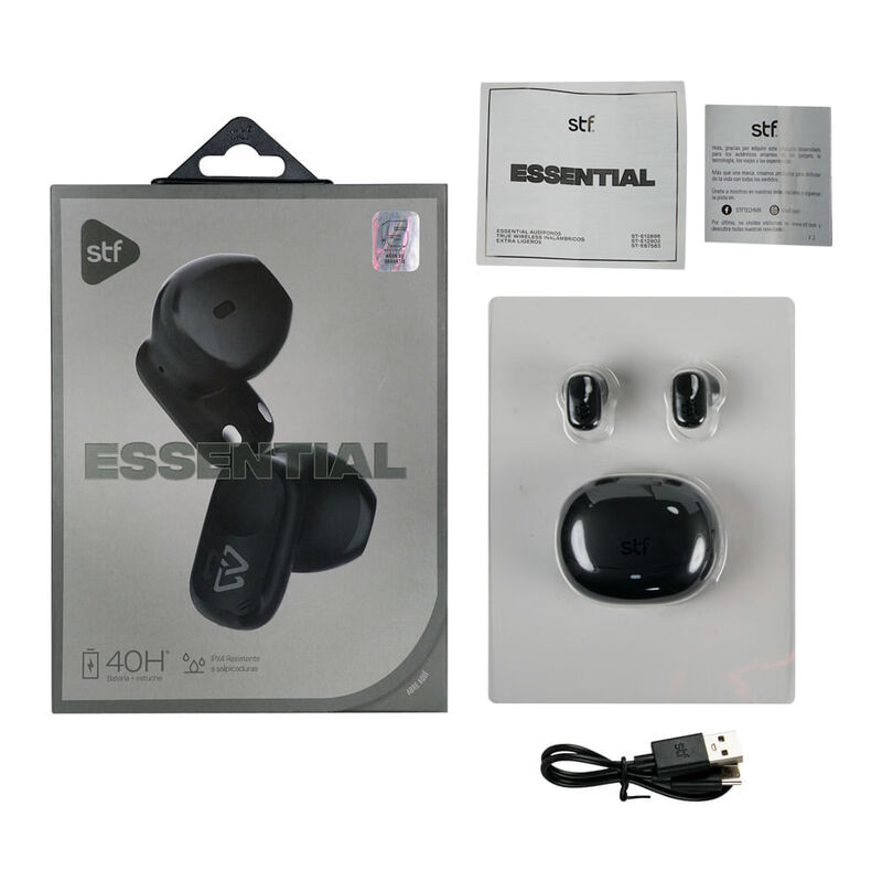 Aud&iacute;fonos Stf Essential Inal&aacute;mbricos Bluetooth ... image number null