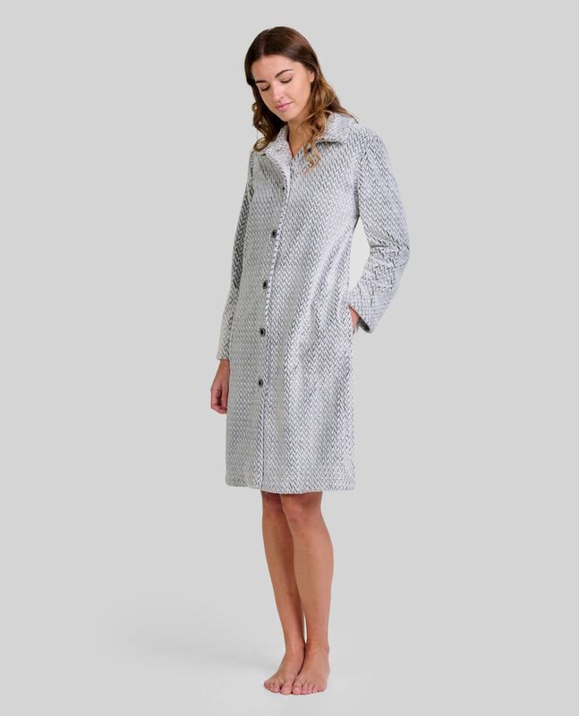 Bata Jacquard Espiga Gris image number null