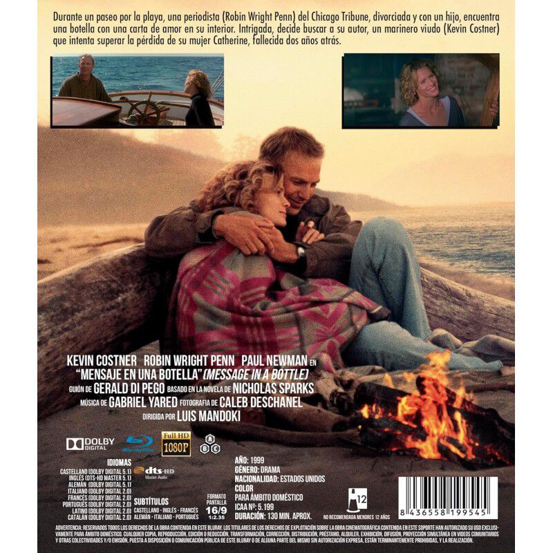 Mensaje En Una Botella [blu-ray] (1999) Message... image number null