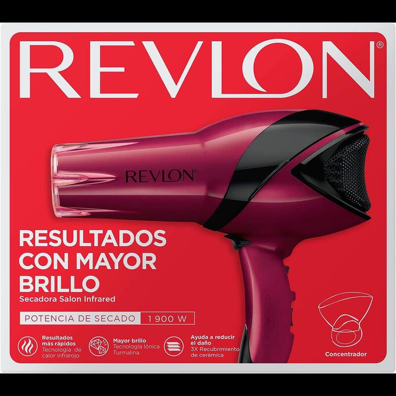 SECADORA CABELLO REVLON RVDR5105LA1N2 2 VEL CON... image number null