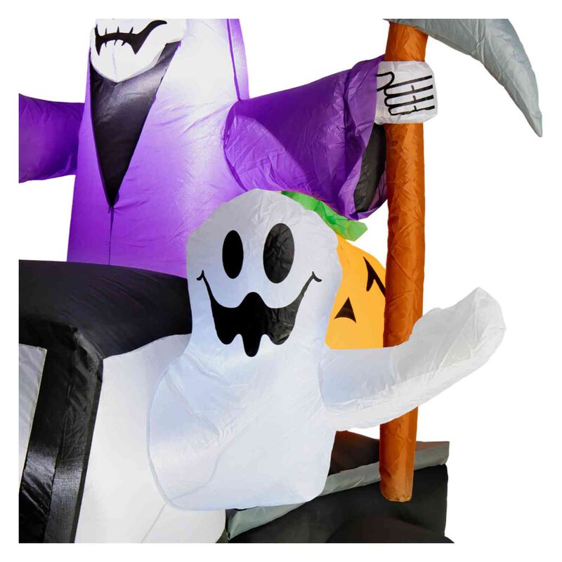 Inflable Halloween Camioneta Terrorifica Led 20... image number null
