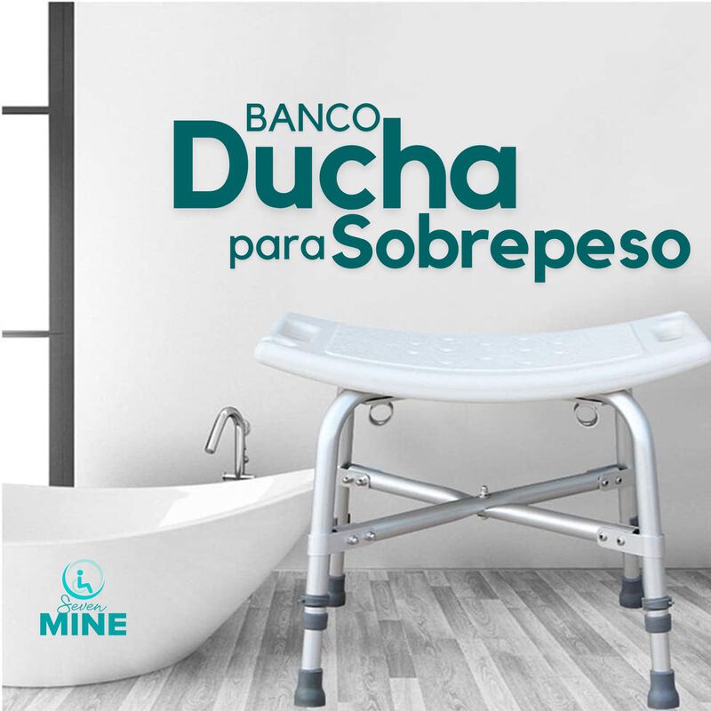 Banco para Baño Bariátrico Reforzado 180kg - 1 ... image number null