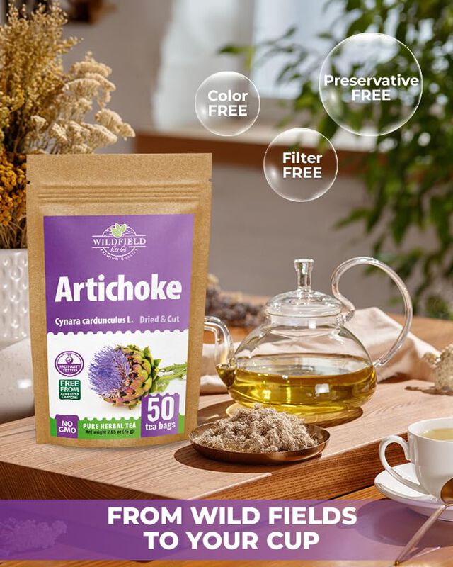T&eacute; Wildfield Herbs De Hoja De Alcachofa &ndash; 50 So... image number null