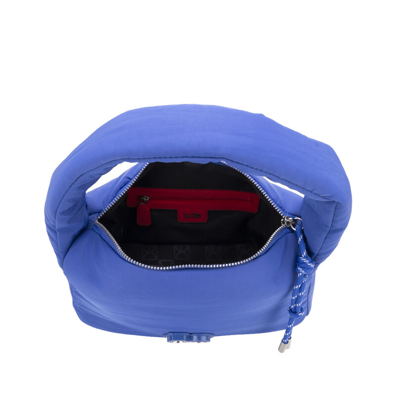 Bolsa Crossbody Chica Look Puffy Color Azul image number null
