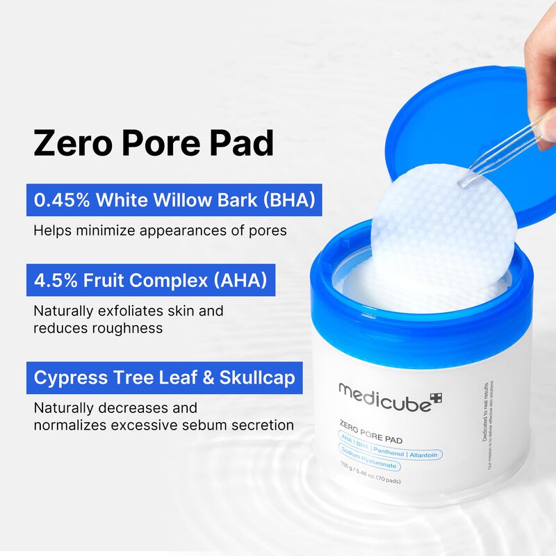 Almohadillas De T&oacute;ner Facial Medicube Zero Pads... image number null