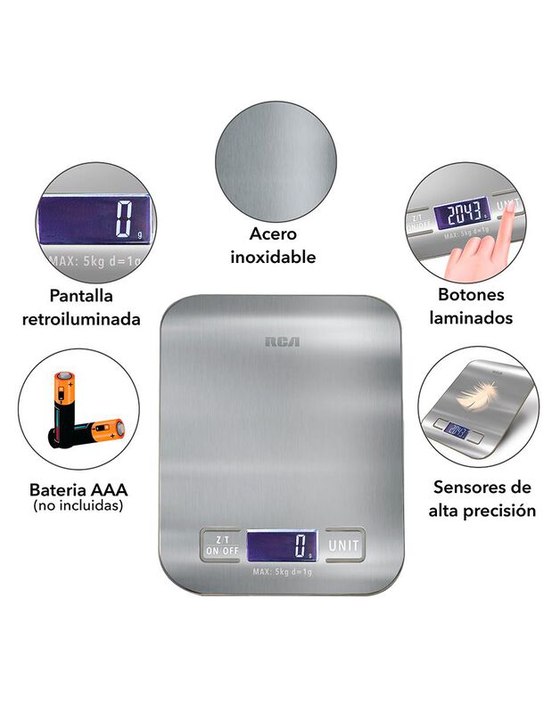 RCA Báscula Digital de Cocina RC-B1 image number null