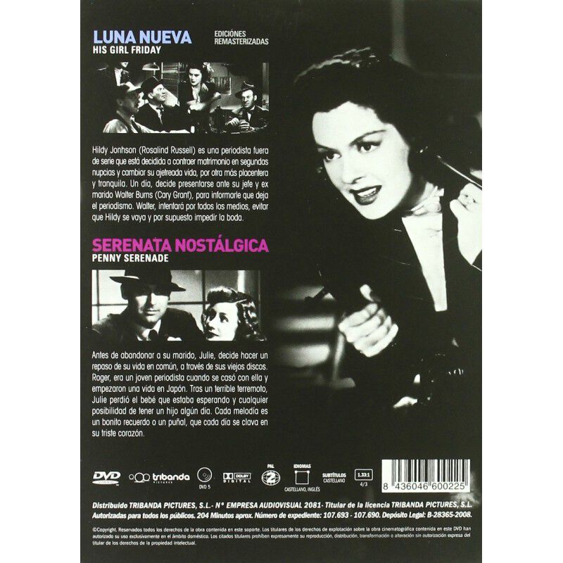 Pack Cary Grant: Luna Nueva + Serenata Nost&aacute;lgi... image number null