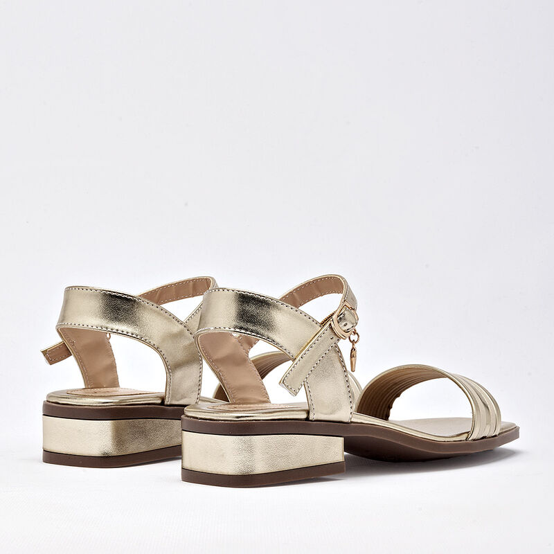 Celex sandalia piso para mujer dorado cod 14031... image number null