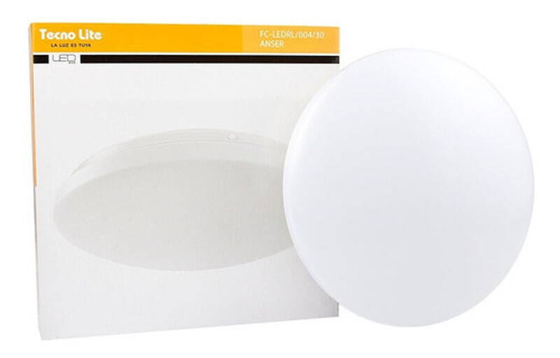 Lampara Led Sobreponer Techo Blanco 16w Luz Sua... image number null