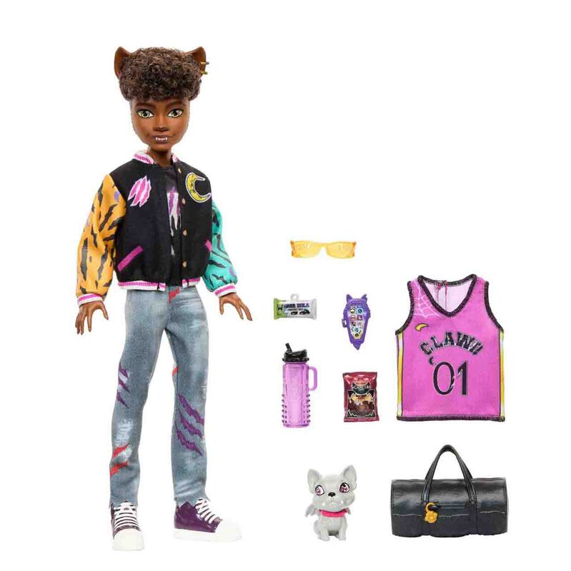 Doll Monster High Clawd Wolf Con Mascota, G&aacute;rgo... image number null